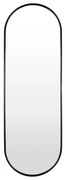 Czarne lustro ścienne Bonami Essentials Lilee, 40 x 120 cm