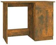 Biurko z szafką w kolorze przydymionego dębu M2-E49