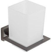 Mexen Arno kubek na szczoteczki, gun gray szczotkowany - 7020738-66