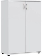 Biała zamykana komoda biurowa F7-G44