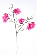 Sztuczny kwiat Magnolia różowy, 86 cm