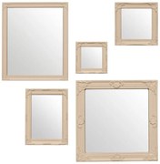Lustra ścienne zestaw 5 szt. 37x37 cm Baroque – Premier Housewares