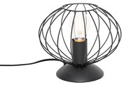 Przemysłowa lampa stołowa czarna - Margarita