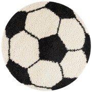 Czarno-kremowy dywan dziecięcy ø 100 cm Fun – Ayyildiz Carpets