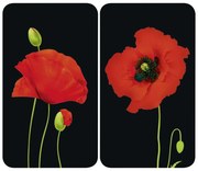 Szklane płyty ochronne MAKI na kuchenkę – 2 sztuki