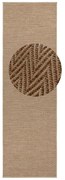 Brązowy chodnik BT Carpet Nature 500, 80x350 cm