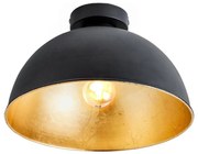 B.K. Licht 1322 - Lampa sufitowa 1xE27/60W/230V czarna/złota