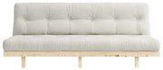 Sofa rozkładana Karup Design Lean Raw Natural