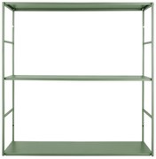 Zielona wielopoziomowa metalowa półka 60 cm Level – PT LIVING