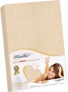 Bellatex Prześcieradło frotte Kamilka beżowy, 100 x 200 cm
