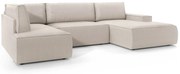 Narożnik z funkcją spania FELICIA U2-120 kremowy prawy/lewy PIASKI Meble