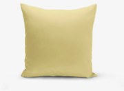 Musztardowa poszewka na poduszkę Minimalist Cushion Covers Düz, 45x45 cm