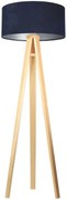 Lampa stojąca HOME 50 granatowa/srebrna/sosna BPS KONCEPT
