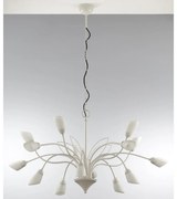 Jupiter 2062 - Żyrandol na łańcuchu GLORIOSA 15xG9/14W/230V kremowy