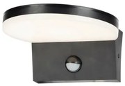 Rabalux 77119 kinkiet zewnętrzny z czujnikiem LED Batida, czarny