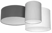 Lampa sufitowa STAN GREY 3xE27, potrójna, 3 klosze, nowoczesna, szara