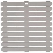 Beżowy plastikowy dywanik łazienkowy 55x55 cm – Wenko