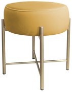 Taboret Pola noga metalowa złota MG15