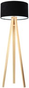 Lampa stojąca HOME 50 czarna/biała/sosna BPS KONCEPT