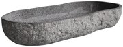 Umywalka nablatowa z kamienia rzecznego - PIEDRI