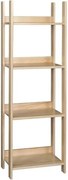 Regał drewniany 150 x 54 cm Eko, 4 półki, kolor sosnowy