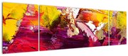 Obraz abstrakcji - malarstwo (170x50 cm)