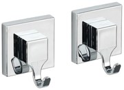 WENKO 22688100-Hak VACUUM-LOC QUADRO ED 6x7 cm srebrny/błyszczący chrom