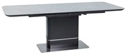 Stół rozkładany PALLAS CERAMIC 160(210)x90 szary/czarny mat SIGNAL