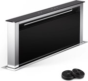 Klarstein Royal Flush 75cm 604.1m³/godz. Okap Blatowy Czarny/Srebrny