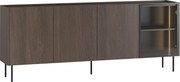 Komoda Dunari 220 cm czterodrzwiowa - dąb dunin