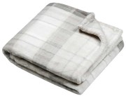 Koc pluszowy SCOTLAND w kratę, 130 x 160 cm