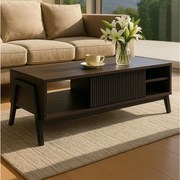 Stolik kawowy MCW-O40,  wygląd orzecha włoskiego