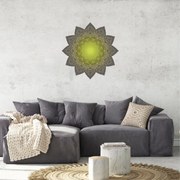 Naklejki na ścianę - Mandala zielona