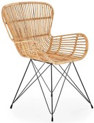 Ażurowe krzesło rattanowe T6-E10