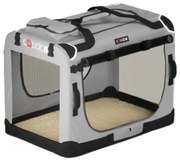 Cadoca Torba transportowa dla psów i kotów ELI, 70x52x52cm, szara