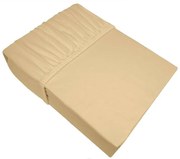 Prześcieradło z gumką Jersey Frotex 220x200 cappuccino bawełniane 160 g/m2 Premium GRENO