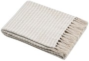 Koc bawełniany z frędzlami, 125 x 150 cm, BALMA