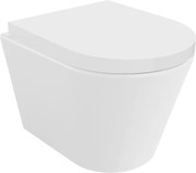 Mexen Rico miska wc Rimless z deską wolnoopadającą twarda, duroplast, biała połysk - 30720200