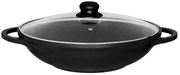 Wok ze szklaną pokrywką, Ø 32 cm