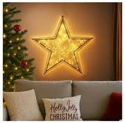 Brilagi - Zewnętrzna dekoracja świąteczna LED LED/2,6W/230V IP44 47x45 cm gwiazda