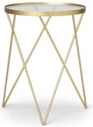 Stolik pomocniczy EMILY Ø 35,5 cm, złoty