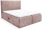Różowe łóżko kontynentalne z pojemnikiem 5 rozmiarów P0-G51