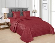 Narzuta na łóżko WICKER bordowy Rozmiar: 170 x 210 cm