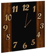 Zegar ścienny z drewna i szkła M2-P80