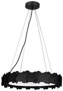 Lampa wisząca, czarna, nowoczesna SOHO BLACK 24W LED