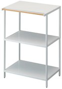 Stalowy regał w matowym białym kolorze 60x90x46,5 cm Tower – YAMAZAKI