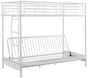 Łóżko antresola MODULO IV - 90 × 190 cm - kolor biały