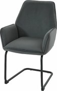Krzesło wspornikowe MCW-G67,  ciemnoszary