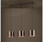 Eglo 39357 - Żyrandol na lince SAGANTO 1 3xE27/60W/230V miedziany