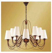 Kemar P/10/S - Żyrandol PRETO 10xE14/60W/230V